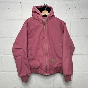 Schmidt Workwear Quilt-lined Hooded Jacket “Rose Pink”